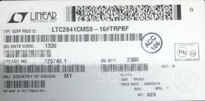 LTC2641CMS8-16#TRPBF