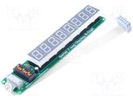 SERIAL 7-SEG 8DIGIT BOARD